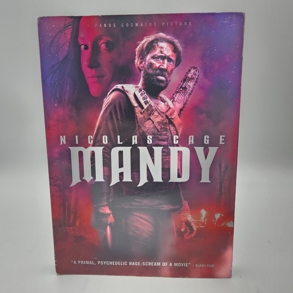 RLJE Films DVD Mandy Nicolas Cage Horror Action Revenge Cult Movie